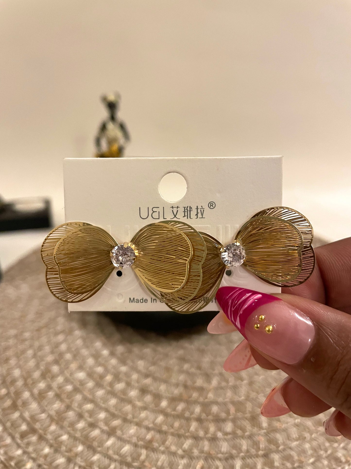 Boucles d’oreilles papillon