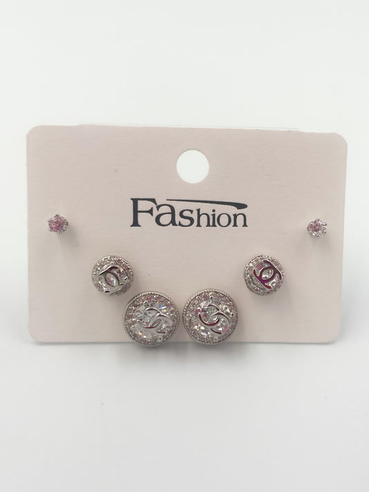 Lot de 3 paires de boucles