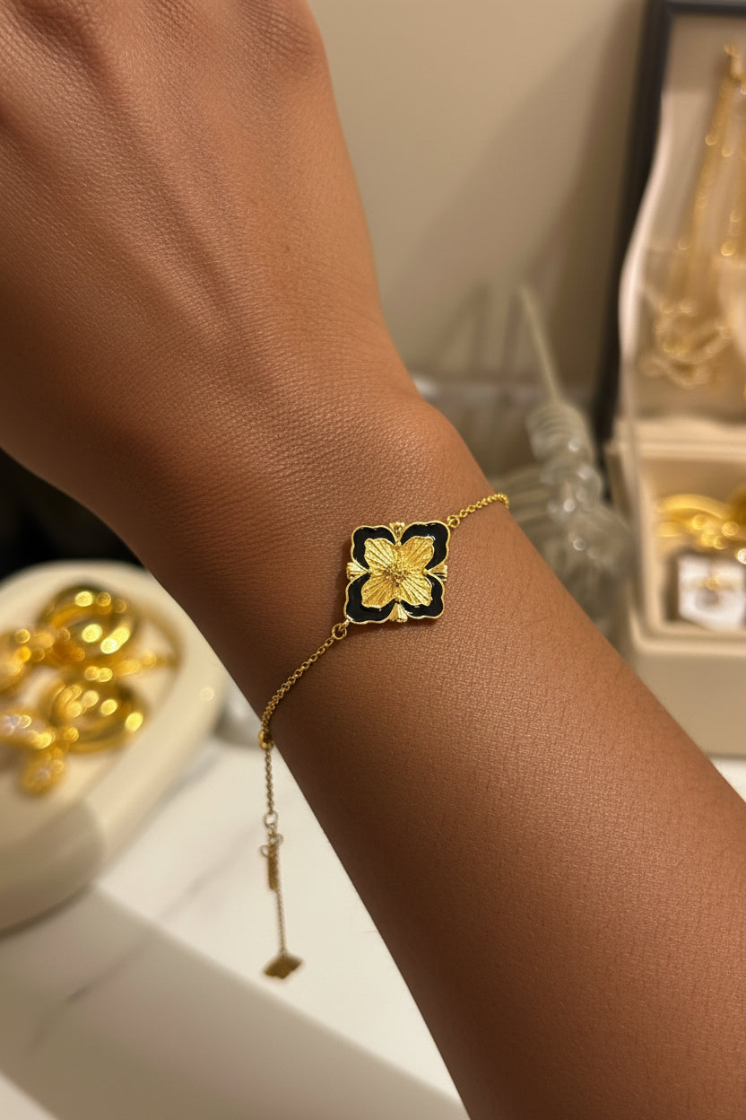 Bracelet trèfle