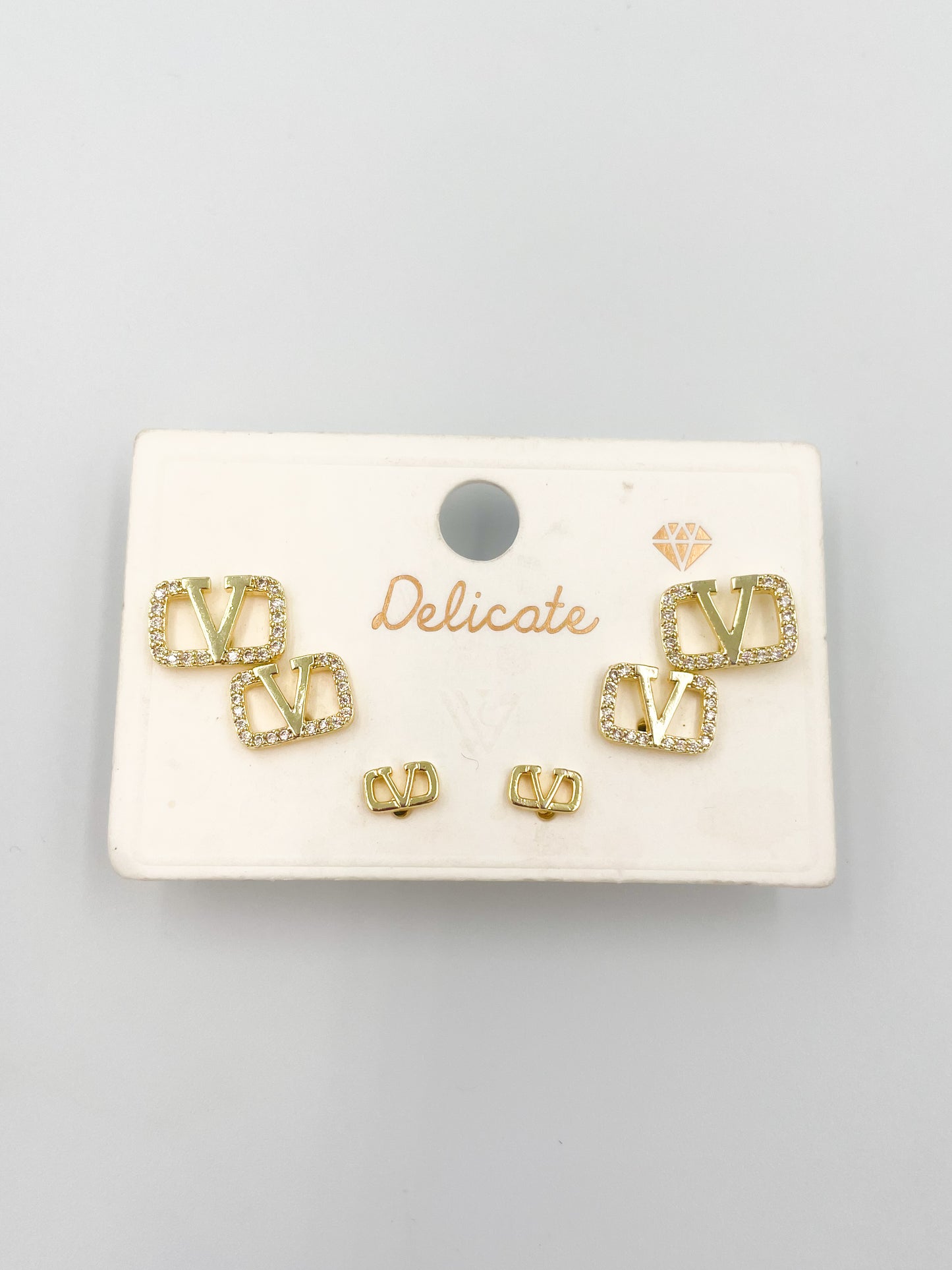 Lot de 3 paires de boucles