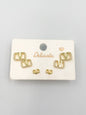 Lot de 3 paires de boucles