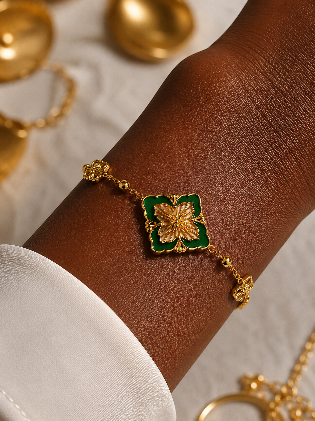Bracelet trèfle